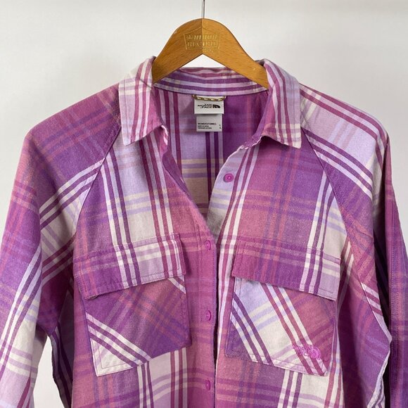 The North Face Women’s Set Up Camp Flannel Shirt, Violet Crocus, Size L - Picture 3 of 11